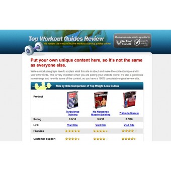 ClickBank Fitness Review Website ClickBank Fitness Review Website